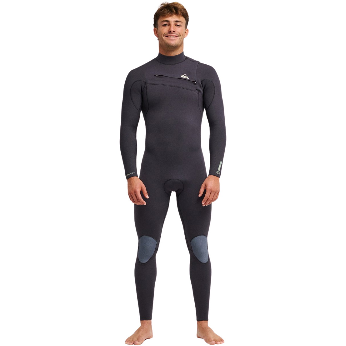 2026 Quiksilver Mens Highline 4/3mm Chest Zip Wetsuit 25AW213501 - Tarmac